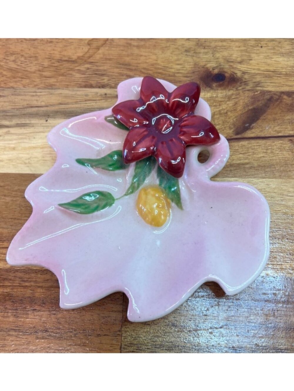 Vintage Zanesville Pottery trinket dish, earring dish, circa 1940's, USA made, c